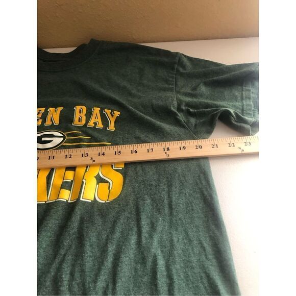 NFL Team Apparel Green Bay Packers Shirt Green Color size L - Picture 6 of 9